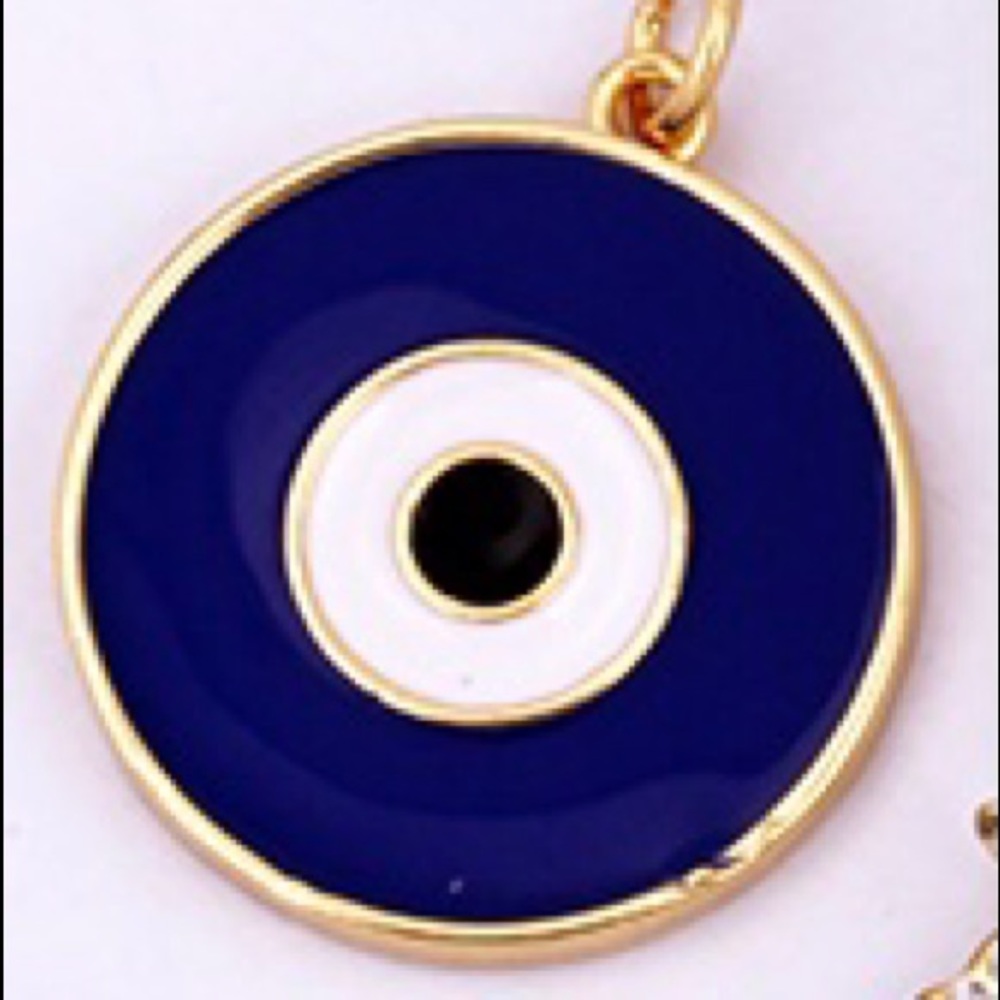 New Handmade Evil Eye Charm in 18k Gold plated